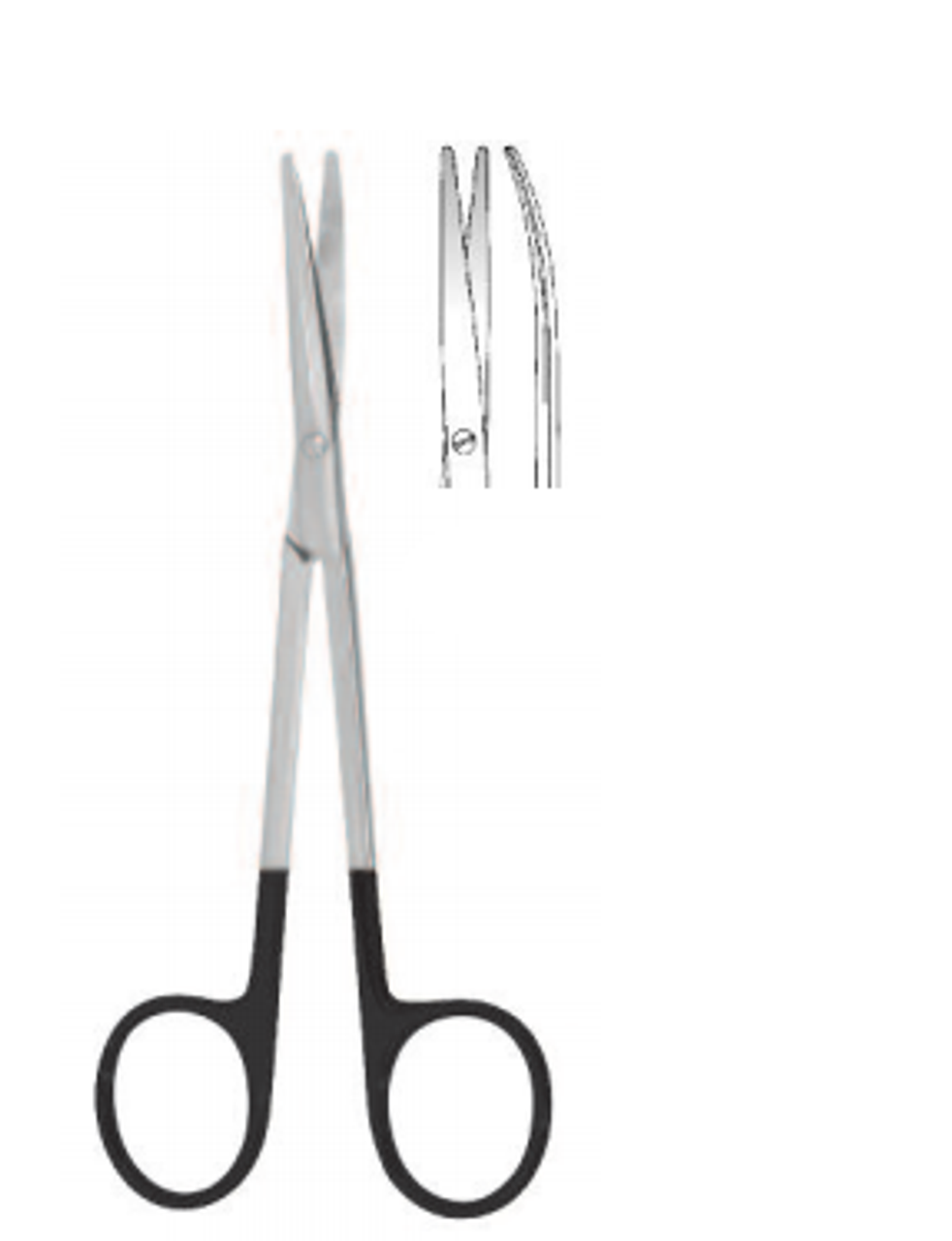 Baby Metzenbaum Scissors, Stainless Steel