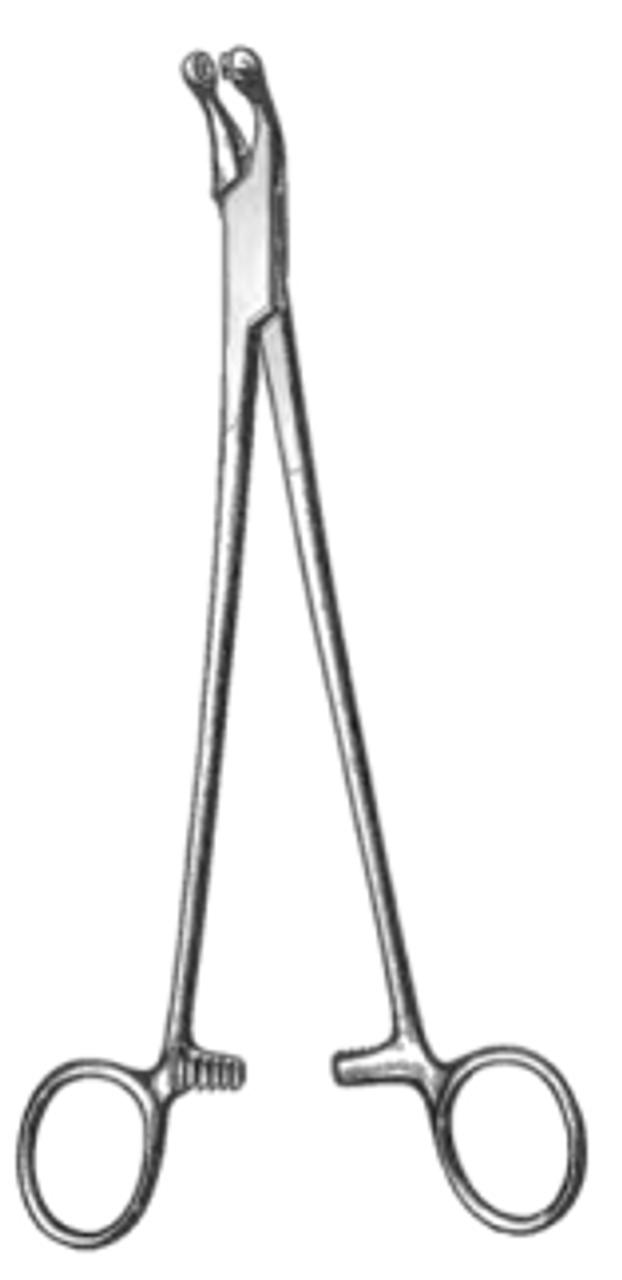 Doyen Uterine Polypus Forceps 200 mm - Jalal Surgical