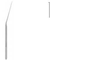 SCHUHKNECHT MICRO HOOK, 16.5CM,90° ANGLED, 1.0MM, LEFT, SHAFT 20°ANGLED