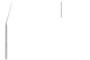 SCHUHKNECHT MICRO HOOK, 16.5CM,90° ANGLED, 0.2MM, RIGHT, SHAFT 20°ANGLED