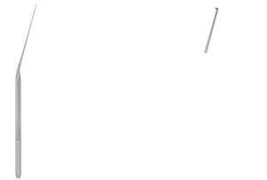 SCHUHKNECHT MICRO HOOK, 16,5CM,90° ANGLED, 0.2MM, UPWARD, SHAFT 20°ANGLED