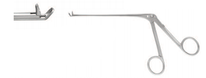 NASAL SPOON FORCEPS FOR ENDONASALSINUS SURGERY, OVAL CUPS, 45° UPTURNED,WL 14CM NASAL SPOON FORCEPS FOR ENDONASALSINUS SURGERY, OVAL CUPS, 45° UPTURNED,WL 14CM
