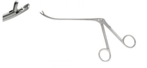NASAL SPOON FORCEPS FOR ENDONASALSINUS SURGERY, OVAL CUPS, SHAFT CURVEDUPWARDS, MEDIUM SIZE, WL 14CM NASAL SPOON FORCEPS FOR ENDONASALSINUS SURGERY, OVAL CUPS, SHAFT CURVEDUPWARDS, MEDIUM SIZE, WL 14CM