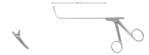 S-BITE, NASAL FORCEPS, THROUGHCUT, WITHSERR. JAW, 2mm, VERTICAL, 70° UPCURVED,(LONG), W. FLUSH CONNECTOR, WL 130MM S-BITE, NASAL FORCEPS, THROUGHCUT, WITHSERR. JAW, 2mm, VERTICAL, 70° UPCURVED,(LONG), W. FLUSH CONNECTOR, WL 130MM