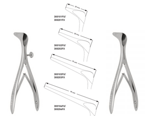 SEPTUM SPECULUM BY COTTLE, BLADE 55 MMLENGTH 13 CM, WITH SET SCREW