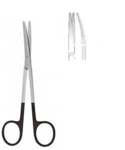DISSECTING SCISSORS BY METZENBAUM,BL/BL, CVD, 14.5CM, SUPER CUT