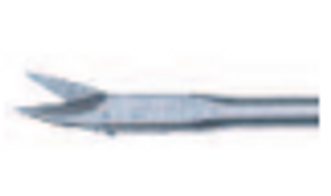 LARYNGEAL SCISSORS, STRAIGHT, WL 18 CMPADEATRIC (BLADE LENGTH = 4.5 MM)