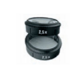 SLIP-ON OBJECTIVES (PAIR) MAGNIF.2.5XTO 1.8 X MAGNIFIER