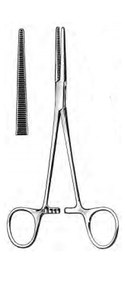ROCHESTER-PEAN Hemostatic Forceps, Straight, Delicate (18.4cm) 7-1/4"