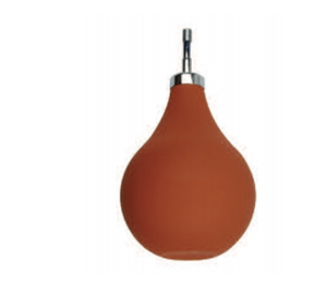 AIR BAG BY POLITZER, WITH METAL BASE &CONNECTING NOSSELE, 8-OUNCE CAPACITY