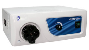 Medical Grade 300W Xenon Lightsource with 4-port turret (ACMI, Olympus, Storz, Wolf) and no brand label on front; UL 60601, CSA, IEC 60601-1,3rd edition, CE mark. Medical Grade 300W Xenon Lightsource with 4-port turret (ACMI, Olympus, Storz, Wolf) and no brand label on front; UL 60601, CSA, IEC 60601-1,3rd edition, CE mark.