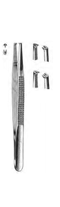 FERRIS-SMITH Tissue Forceps, 2 x 3 teeth, serrated platform tips, (17.8cm) 7" FERRIS-SMITH Tissue Forceps, 2 x 3 teeth, serrated platform tips, (17.8cm) 7"