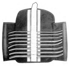 PRATT Uterine Dilator, DOUBLE END, Set of 8, in Khaki Roll, 13/15 Fr - 41/43 Fr, 11-1/2"