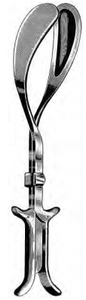 LUIKART Obstetrical Forceps, Solid Blades, (39.4cm) 15-1/2"