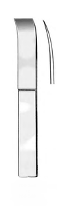 LAMBOTTE Osteotome, 1/4" Wide (6mm), Curved, (22.9cm) 9"