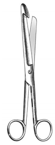 ENTEROTOMY Scissors, W/Hook Blade, Satin, (20.3cm) 8"