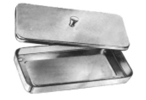 Surgical Box With Cover, With Knob, 8" x 3-1/2" x 2", (20.3cm x 8.9cm x 5.1cm) Surgical Box With Cover, With Knob, 8" x 3-1/2" x 2", (20.3cm x 8.9cm x 5.1cm)