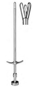 LOWSLEY Prostatic Tractor, Straight, Satin, (27.9cm) 11"