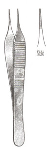 Adson Dressing Forceps, Serrated, Fine Point (Micro), 4-3/4"