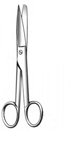 MOLESKIN and FELT Scissors, Sharp/Blunt Points, Curved, (191cm)7-1/2"