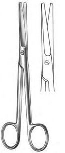 MAYO Dissecting Scissors, Straight, standard beveled blades, (17cm)6-3/4"