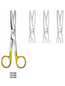 MAYO Dissecting Scissors, Curved, standard beveled blades, (229cm) 9" MAYO Dissecting Scissors, Curved, standard beveled blades, (229cm) 9"