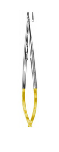 JACOBSON Microvascular Needle Holder, Str, With lock, Serrated, TC, (178cm) 7" Tungsten Carbide