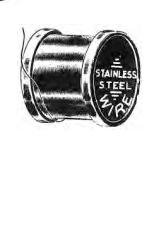 BABCOCK Suture Wire Stainless Steel, ( gauge # 30), 1 ounce, (28 g) spools