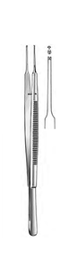 GERALD Tissue Forceps 1 x 2 teeth, Straight, (178cm) 7"