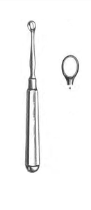 PIFFARD Dermal Curette, oval, size 3, (6mm diameter), (14cm)5-1/2" PIFFARD Dermal Curette, oval, size 3, (6mm diameter), (14cm)5-1/2"