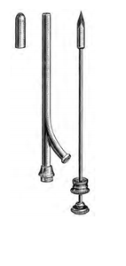 OCHSNER Trocar, (improved), 10 French, (34mm), (16cm) 6-1/4"