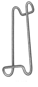 COLUMBIA Lip Retractor, 5-1/2", (14cm) Double end, 35mm " 50mm wide 5-1/2"