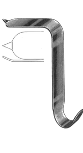 TAYLOR Spinal Retractor, blade 1-1/4", (32cm) x 4", (102cm), (203cm)8" TAYLOR Spinal Retractor, blade 1-1/4", (32cm) x 4", (102cm), (203cm)8"