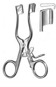 WEITLANER Retractor, 5-1/2", (14cm), solid blades5-1/2"