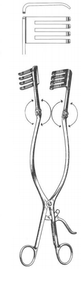 BECKMAN-ADSON Retractor, Hinged Arms, Blunt, 4 x 4 teeth, 1- 3/4 x 1-1/4" (305cm) 12" BECKMAN-ADSON Retractor, Hinged Arms, Blunt, 4 x 4 teeth, 1- 3/4 x 1-1/4" (305cm) 12"