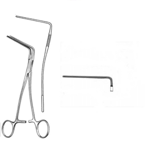 DEBAKEY Multipurpose Clamp, 90°angle, 5cm jaws, (203cm) 8"