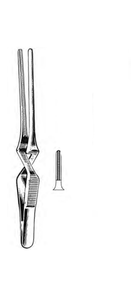 DEBAKEY Bulldog Clamp, Straight, 2cm Jaw, (76cm)3"