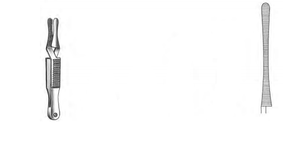 JOHN HOPKINS Bulldog Clamp, Straight, (89cm)3-1/2"