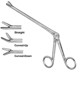 CLOWARD Pituitary Rongeurs, 6 x 10mm cup jaws, Curved-down, (152cm) 6"