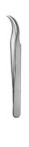 SWISS Jeweler Style Forceps, non-magnetic stainless steel, style 7, (114cm) 4-1/2"