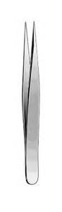 SWISS Jeweler Style Forceps, non-magnetic stainless steel, style 3C, (112cm) 4-3/8"