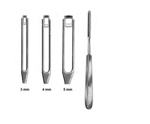 BALLENGER Swivel Knife, Straight, 5mm width, (197cm) 7-3/4"