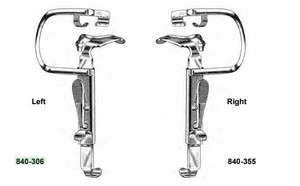 DAVIS Mouth Gag, Double bite, Left, Without blades, (16cm)6-1/4"