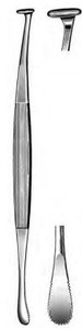 HURD Tonsil Dissector and Pillar Retractor, Flat handle, (229cm) 9"