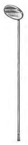 Laryngeal Mirror, boilable, With threaded stem, size 0, 14mm diameter