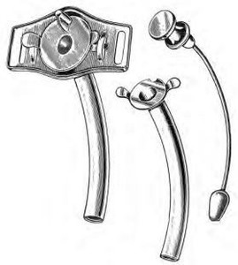 JACKSON Trachea Tube, size 10, interchangeable, wing lock