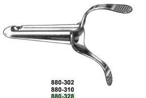 BRINKERHOFF Rectal Speculum, Small Size, (9cm) 3-1/2"