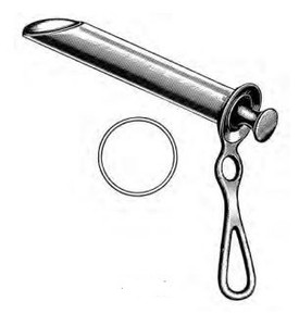 HIRSCHMAN Proctoscope 5" (127cm) long x 1-3/8" (35cm) OD