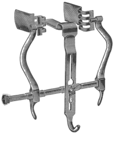 MASSON-JUDD Appendectomy Retractor With 2 Swivel blades and Center Blade