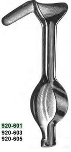 AUVARD Weighted Vaginal Speculum, 2 lbs, (909g), angled 75°, (229cm)9"